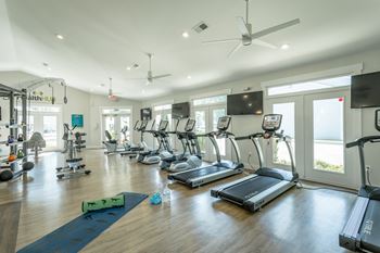 Fitness center at hawthorne at lily flagg in huntsville, al